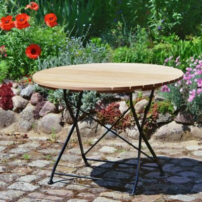 Gartentisch Robinie rund (5)